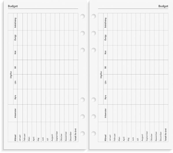 Systemkalender Regent 2027 konstläder Burde