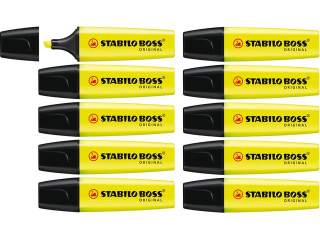 Överstrykningspenna STABILO Boss Gul