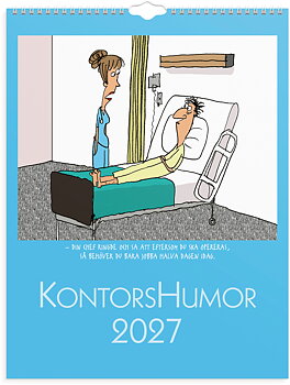 Väggkalender 2027 Kontorshumor Burde