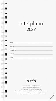 Kalender 2027 Interplano refill Burde