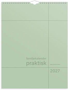 Familjekalender Praktisk 2027 Burde