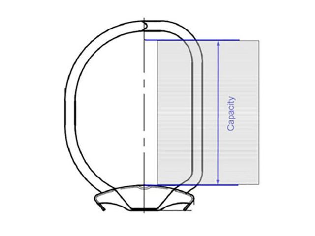 Ringpärm A4 45 mm ficka vit