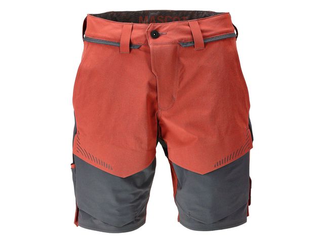 Shorts 24 cm MASCOT Custom. Hröd/Grå C62