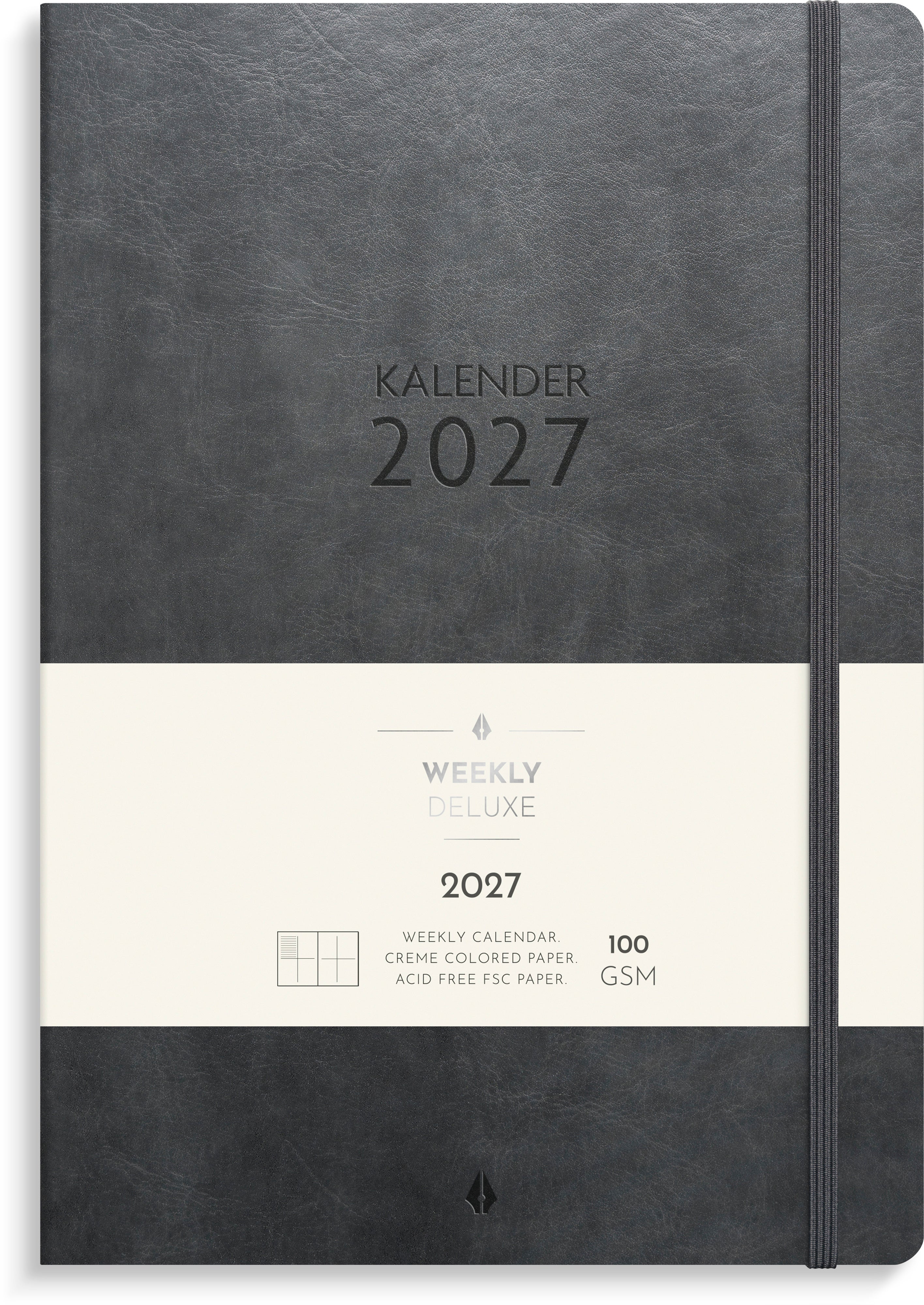 Kalender 2027 Weekly Deluxe Burde