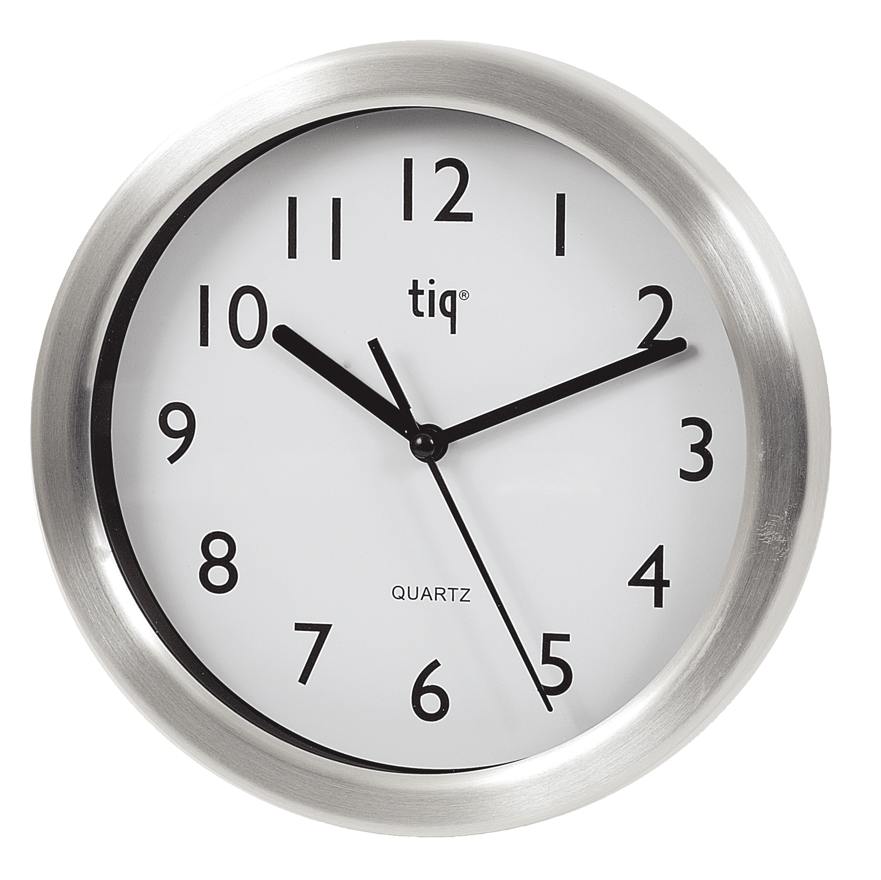 Väggklocka Ø 20 cm aluminium