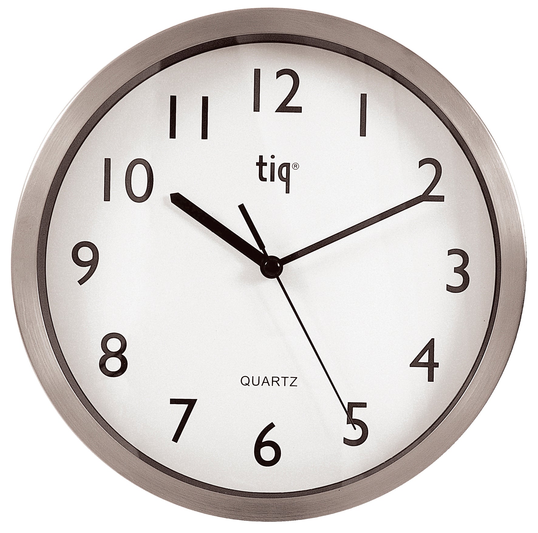 Väggklocka Ø 25 cm aluminium