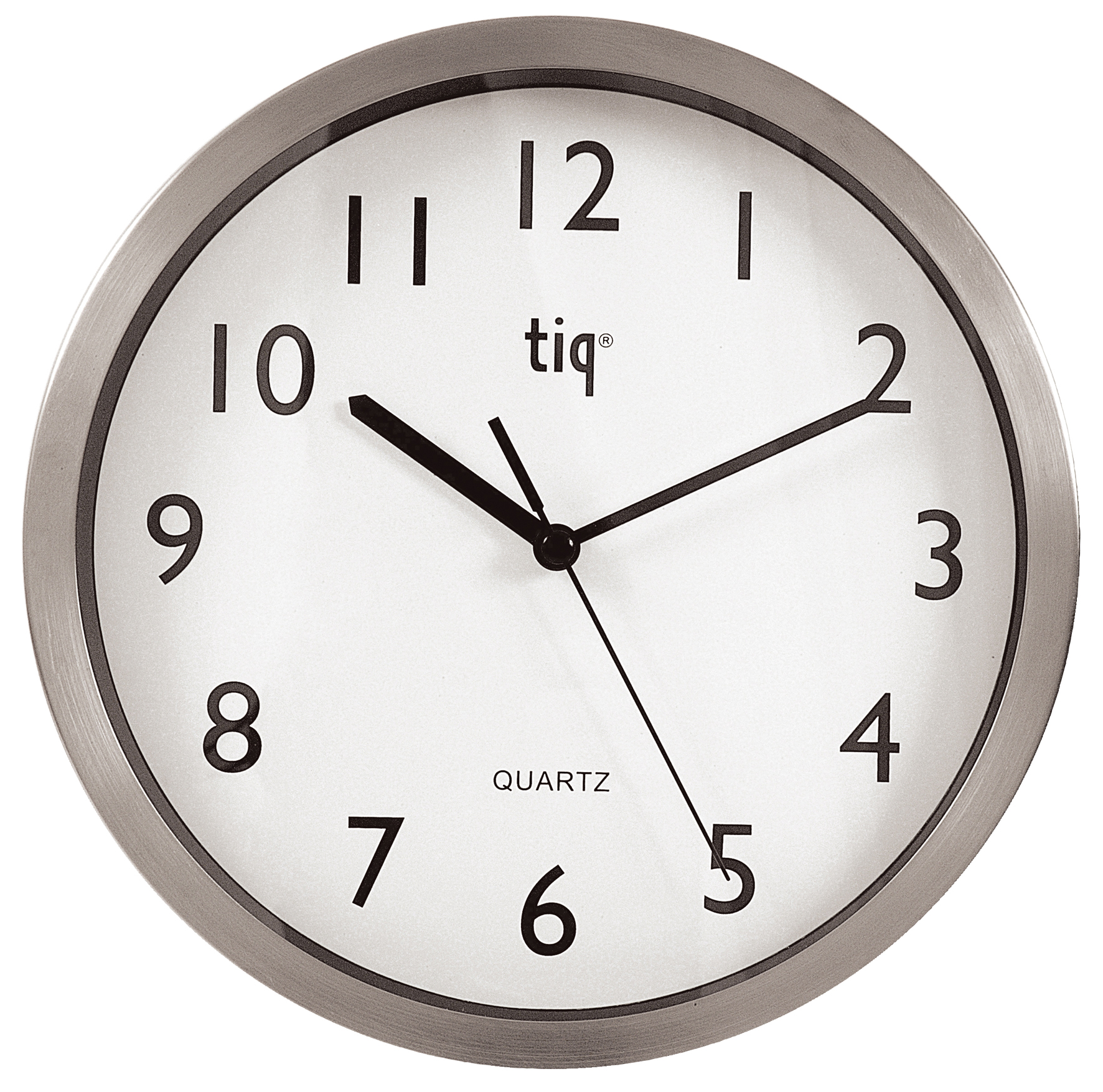 Väggklocka Ø 25 cm aluminium