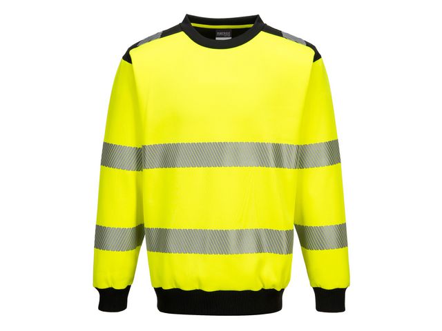 Varselsweatshirt PW379 Hi-Vis Kl 2/3 XL