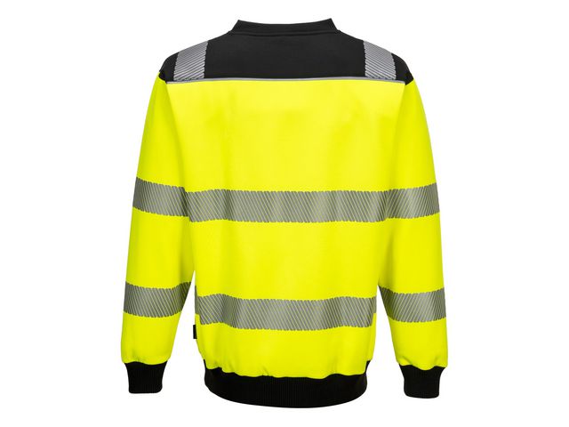 Varselsweatshirt PW379 Hi-Vis Kl 2/3 XL