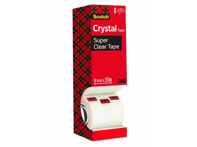 Tejp SCOTCH Crystal 19x33 7+1 p&aring; k&ouml;pet
