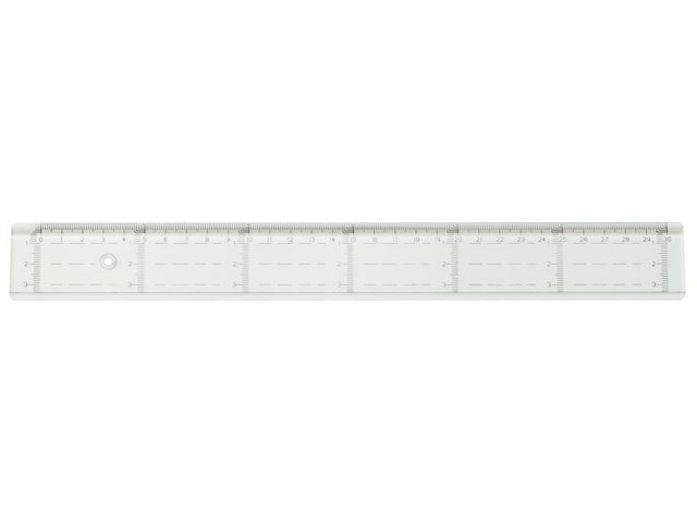 Linjal tvärgraderad 50cm