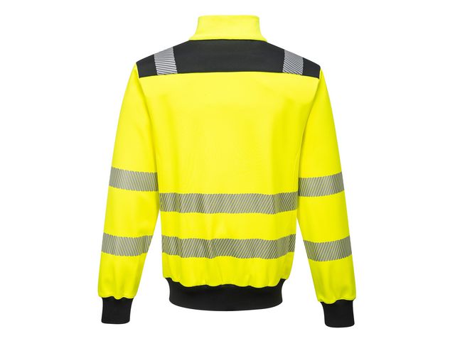 Ziptröja varsel PW370 Hi-Vis Kl 2/3 3XL