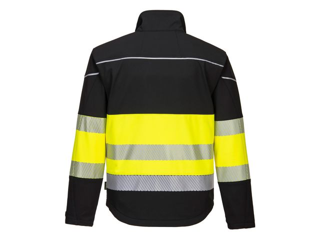 Varselsoftshell 3L PW375 Hi-Vis Kl 1 M