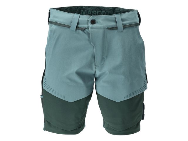 Shorts 29 cm MASCOT Custom. Grön/Grö C49