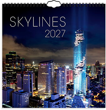 Väggkalender Skylines 2027 Burde