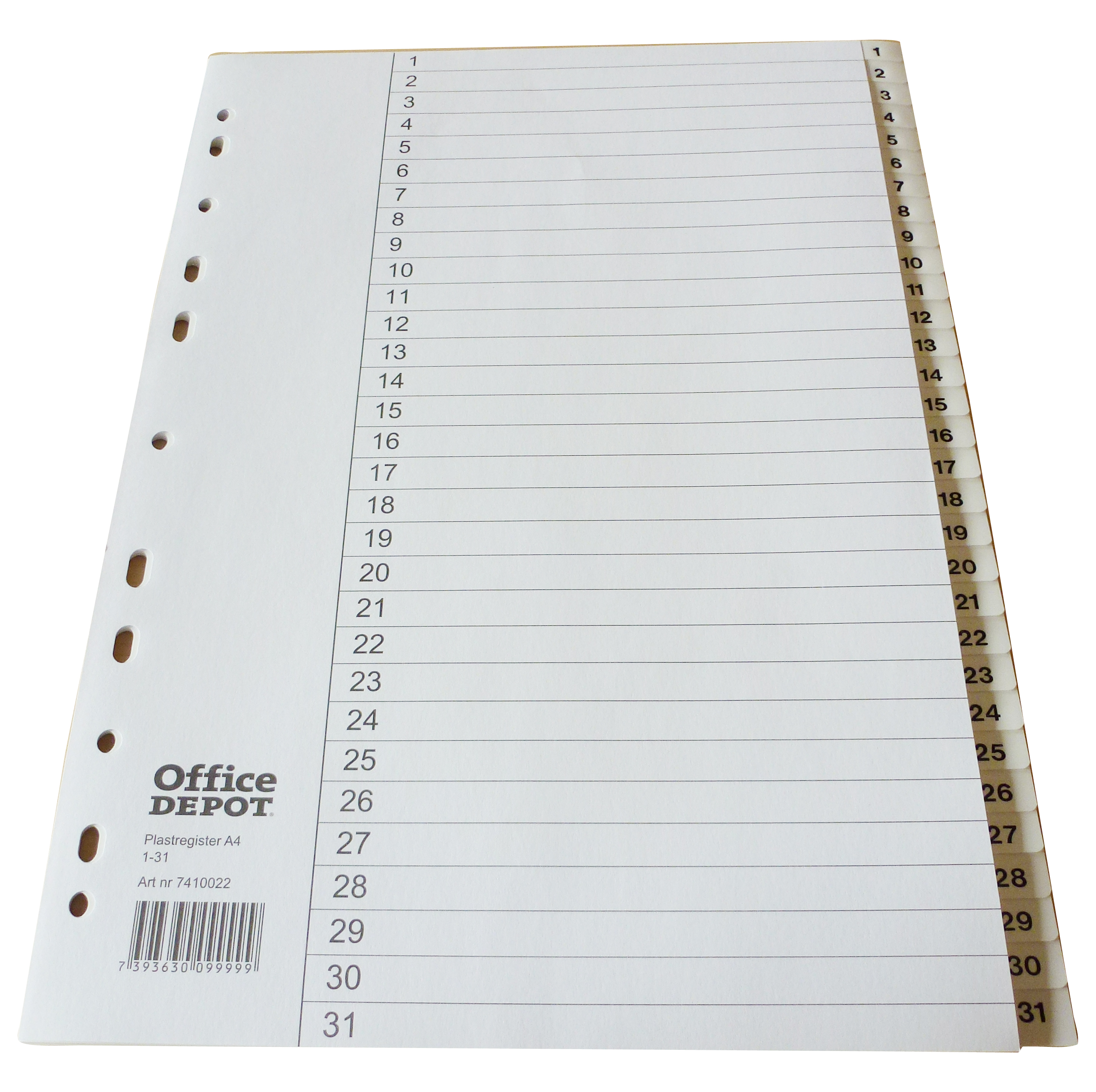 Register vit PP A4 1-31