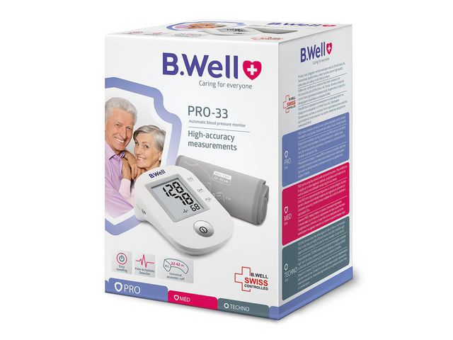 Blodtrycksmätare B.WELL Pro-33