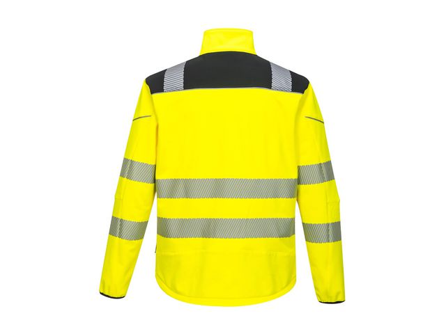 Varselsoftshell PW T402 Hi-Vi Kl 2/3 2XL