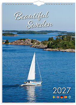 Väggkalender 2027 Beautiful Sweden Burde