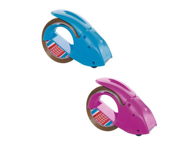 Tejphållare packtejp TESA Pack-n-Go rosa
