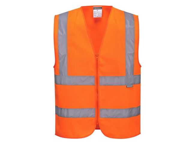 Varselväst PW C375 orange M kl 2