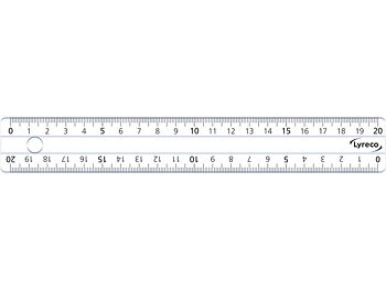Linjal LYRECO 20cm