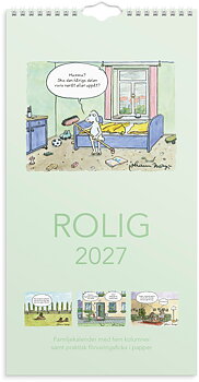Familjekalender Rolig 2027 Burde