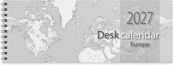 Desk calendar Europe 2027 Burde