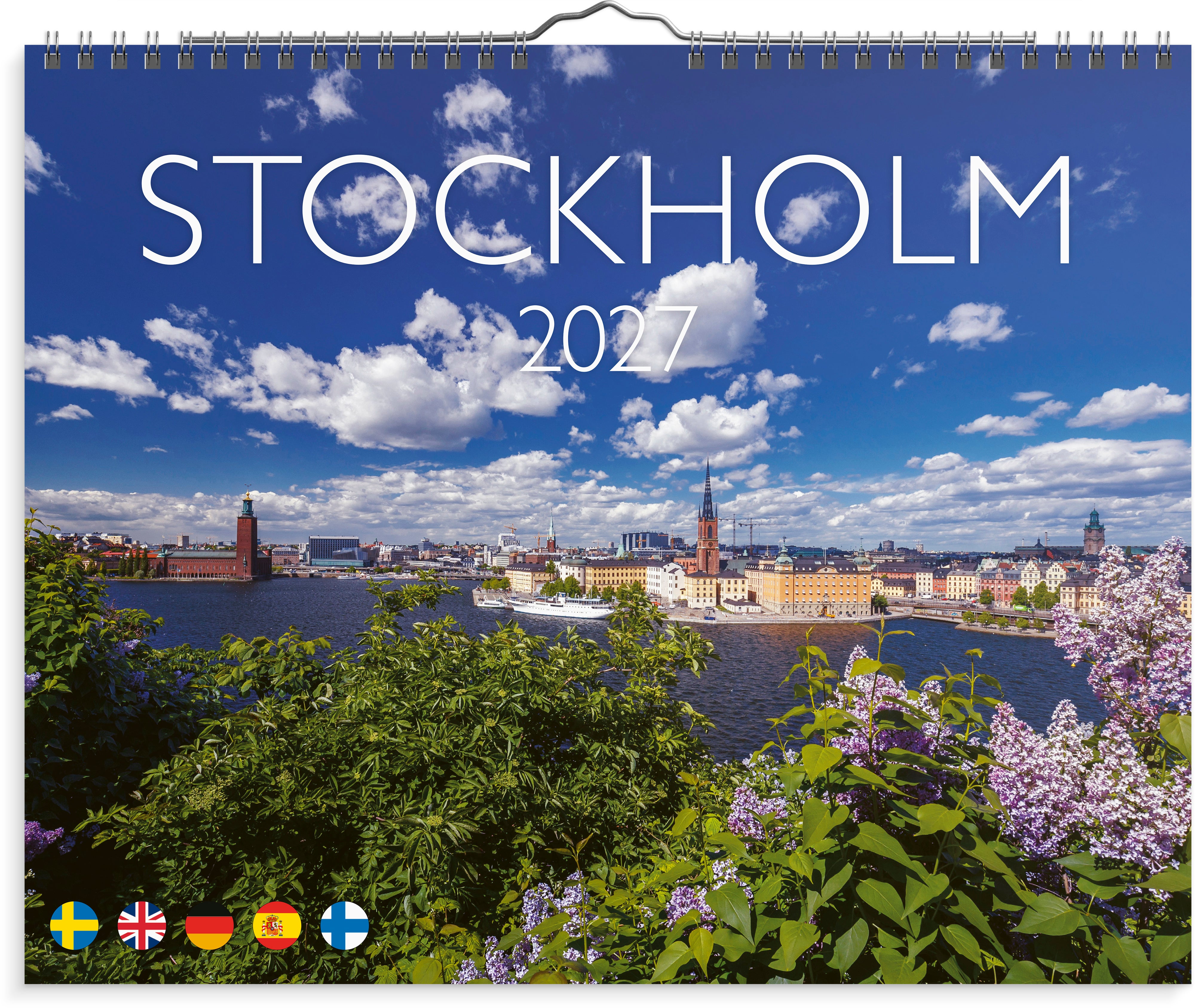 Väggkalender 2027 Stockholm Burde