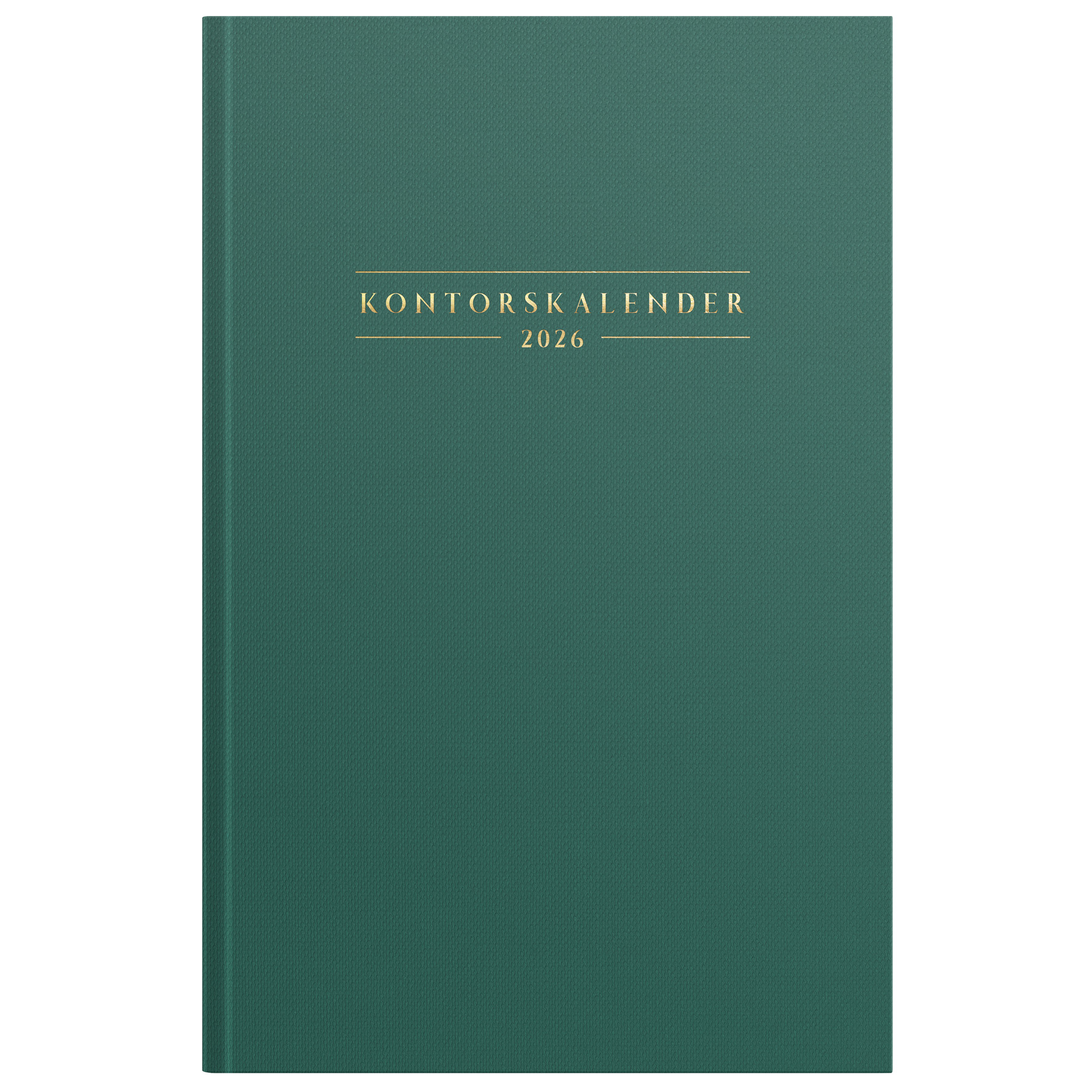 Kontorskalender 2026 grön