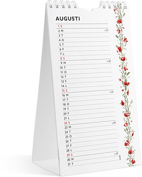 Väggkalender 2027 Mini Duo Burde