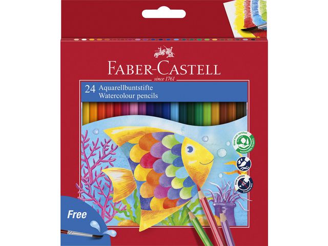 Akvarellpenna FABER-CASTELL 24 f&auml;rger