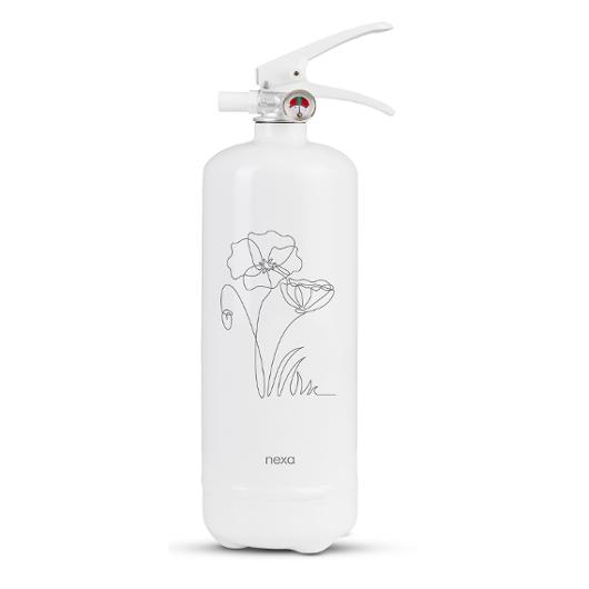 Brandsläckare NEXA 2kg Poppy 13A vit