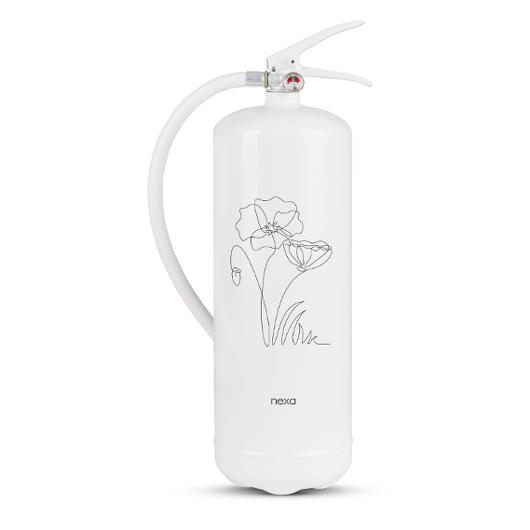 Brandsläckare NEXA 6kg Poppy 43A vit