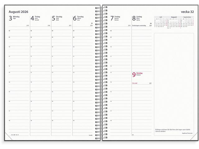 Kalender Business VIP Refill 2026