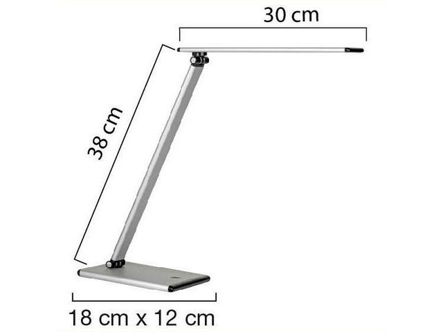 Lampa Terra LED  gråmet