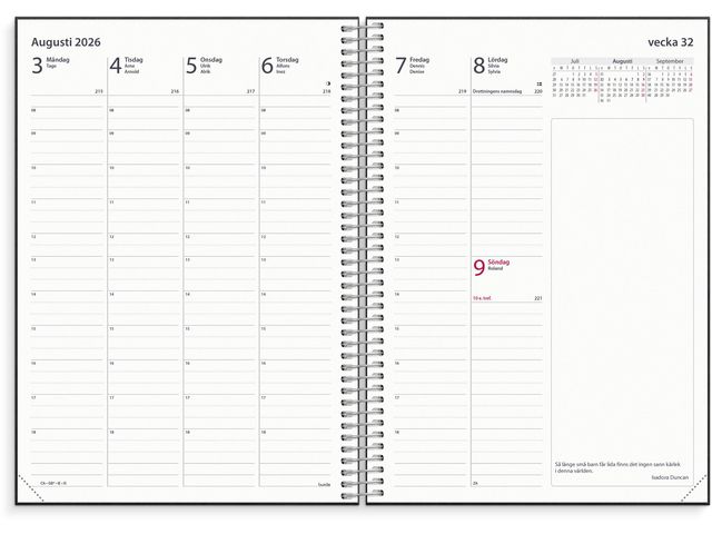 Kalender Business VIP 2026 svart