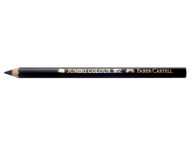 F&auml;rgpenna FABER Jumbo svart 12/fp
