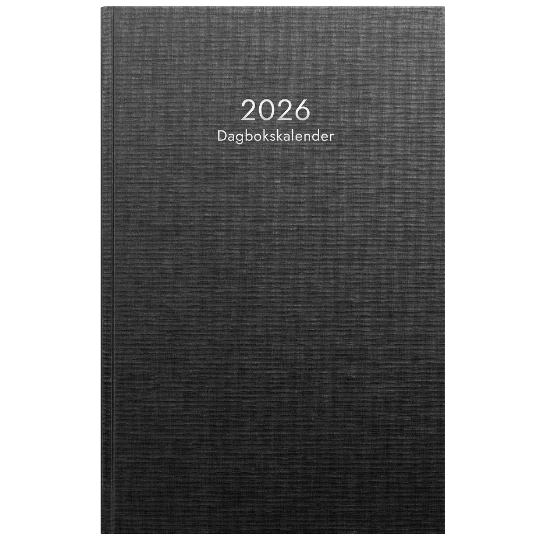 Dagbokskalender 2026 svart