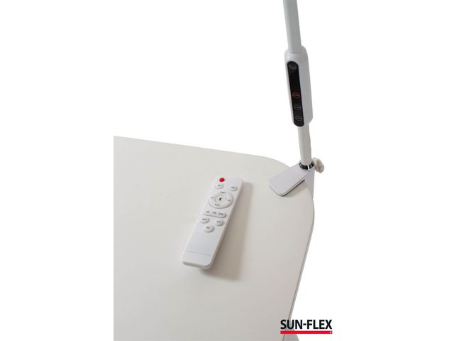 Skrivbordslampa Desklite vit Sun-Flex