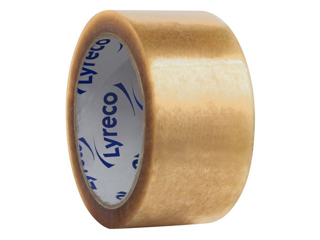 Packtejp LYRECO PP 50mmx66m klar 6/fp