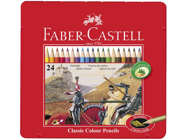 F&auml;rgpenna FABER-CASTELL 24 f&auml;rger