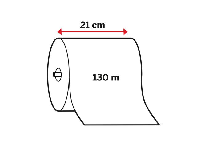 Torkrulle KATRIN System M2 blå 130m