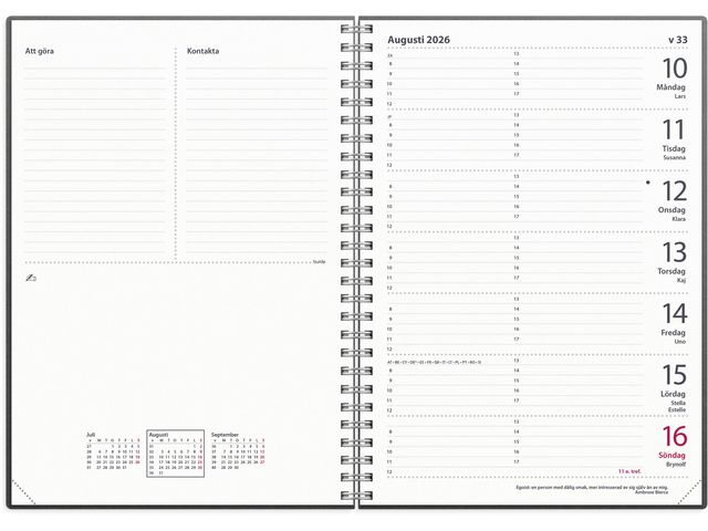 Kalender Diplomat refill 2026