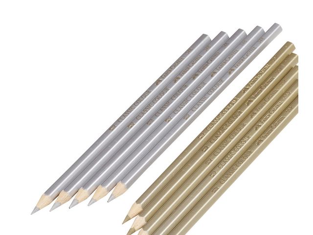 F&auml;rgpenna FABER-CASTELL silver 5/fp