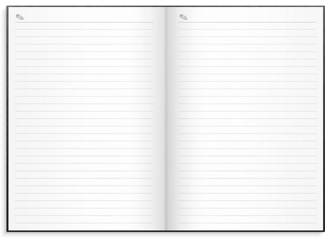 Kalender Weekly 2026 A5 svart
