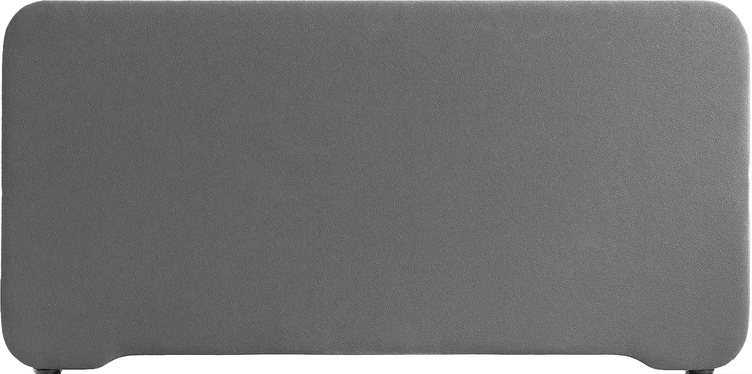Bordsskärm Edge 800 x 400 mm grå