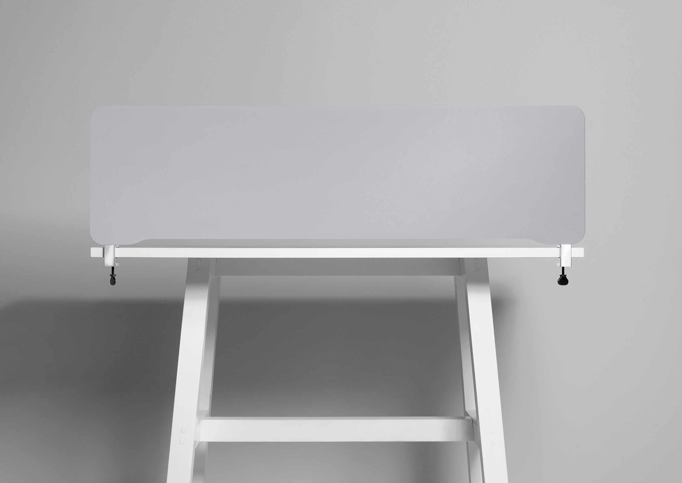 Bordsskärm Edge 1600 x 400 mm ljusgrå