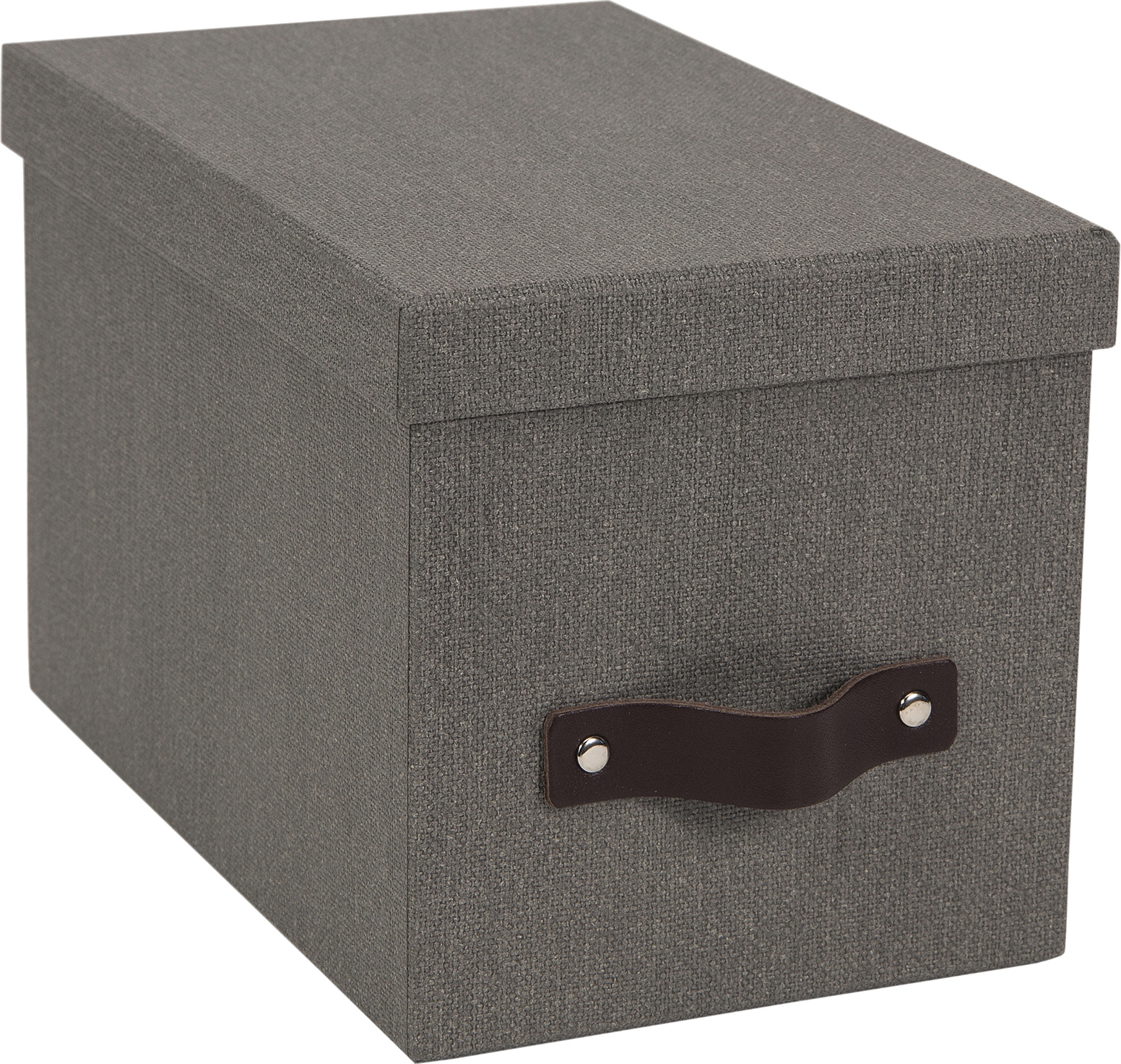 Förvaringsbox Kristina canvas grå