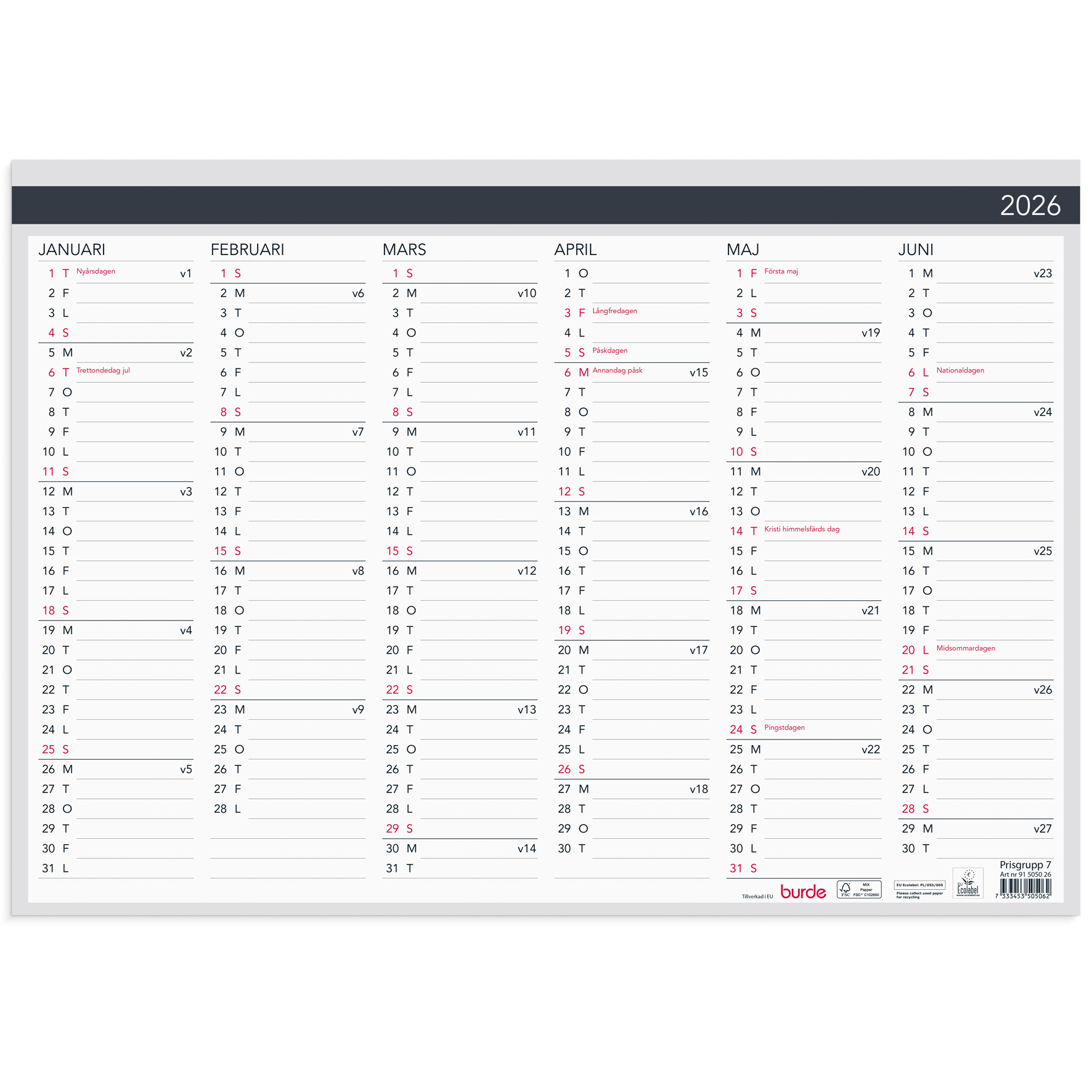Väggblad Elegant 420x297 2026